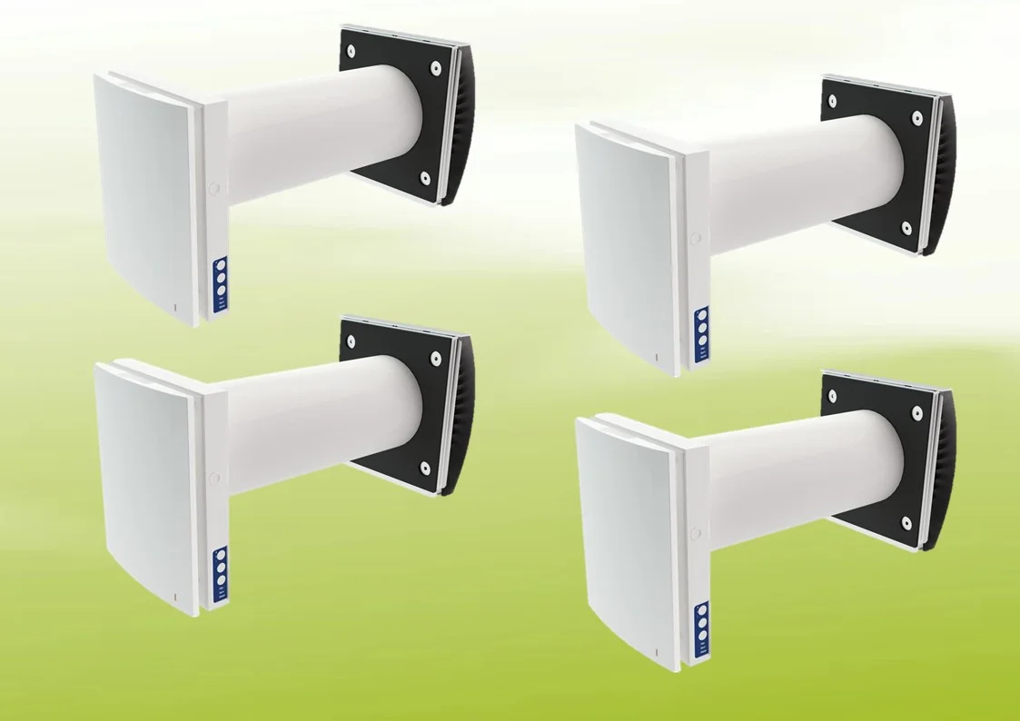 4x Blauberg Vento Expert A50-1 S10 Pro Lüftungsset