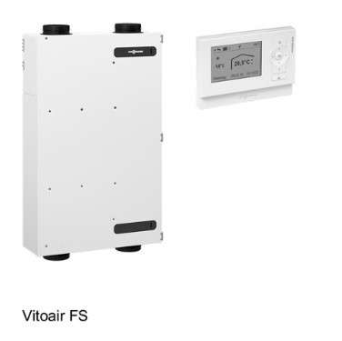 Viessmann Paket Vitoair FS Typ 300E mit Rundkanal 170 m² Wohnfläche Z026698