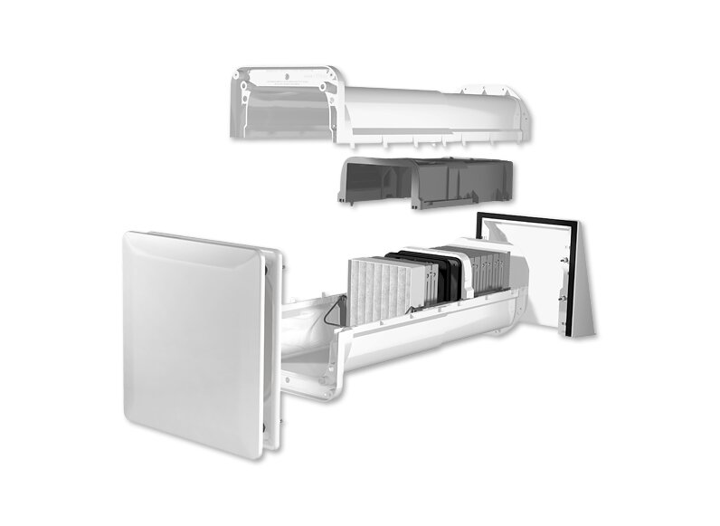 dezentrales kompaktes Lüftungsgerät LWE 40 von Stiebel Eltron