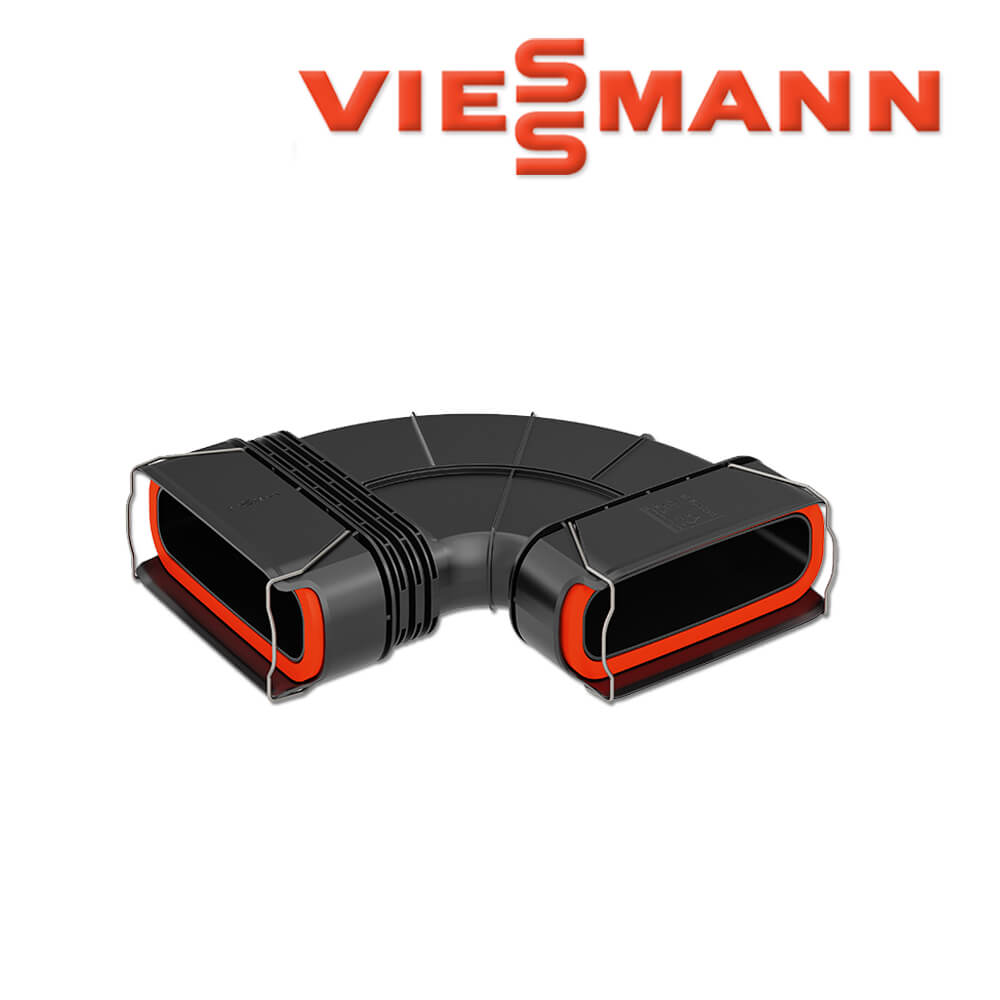 Bogen 90° schmalseitig F50