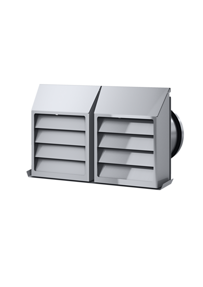 STIEBEL ELTRON Ansaug-Ausblasgitter KWG 125, Stahlblech pulverbeschichtet - 239139