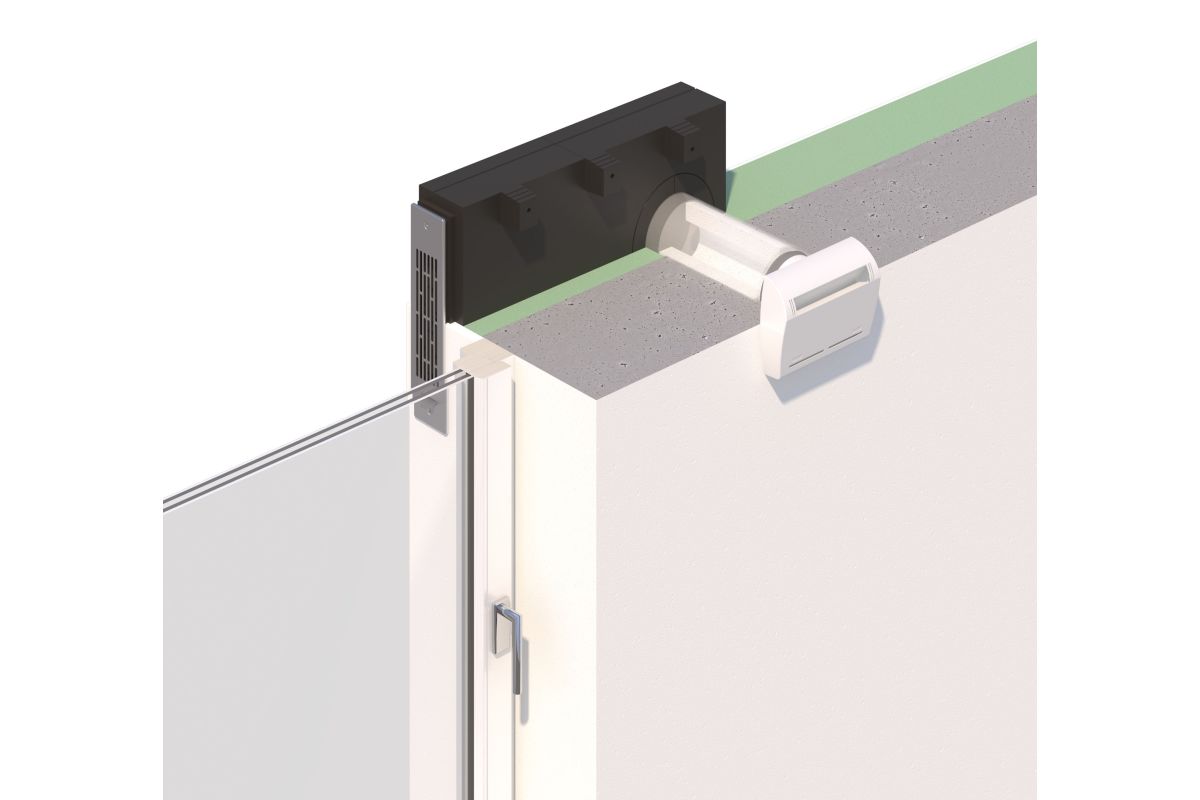 Montagebeispiel Zuluftautomat_ZLA-125 von Helios Ventilatoren