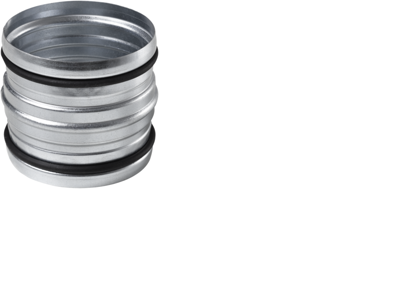 STIEBEL ELTRON Rohrnippel DN 160, Stahlblech verzinkt - 159320