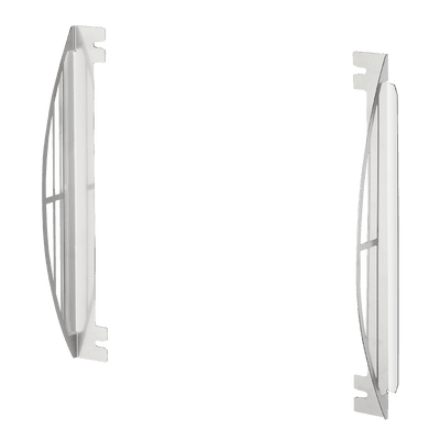 Helios KWL 60 SG - 2 x Schutzgitter für Edelstahl-Außenfassade - 09978
