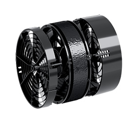 Xenion Lüftungsventilator mit Leitwerk von Inventer